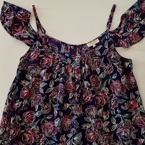 JOIE "Cateline" Cold Shoulder Blouse S